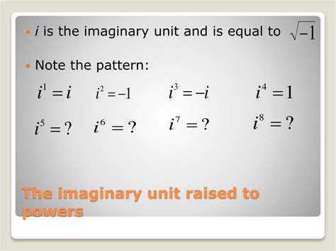 power1th|Powers of the imaginary unit (video) .